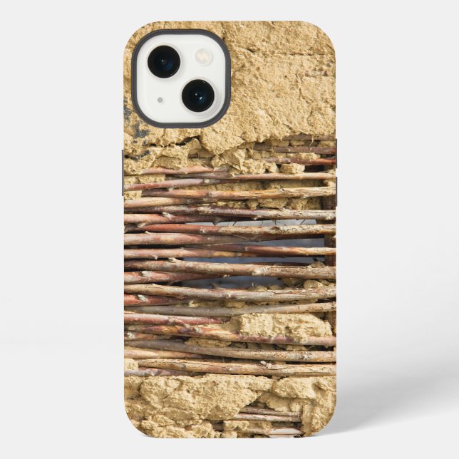 Mud and wattle wall iPhone case (Back)