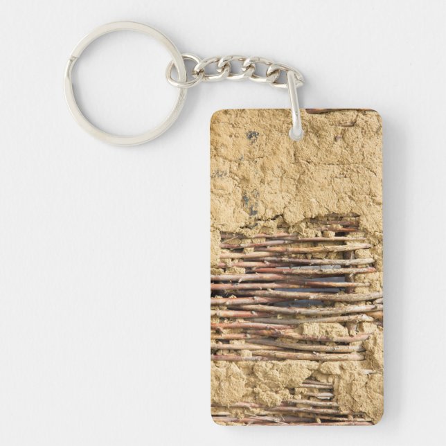 Mud and wattle wall key ring (Front)