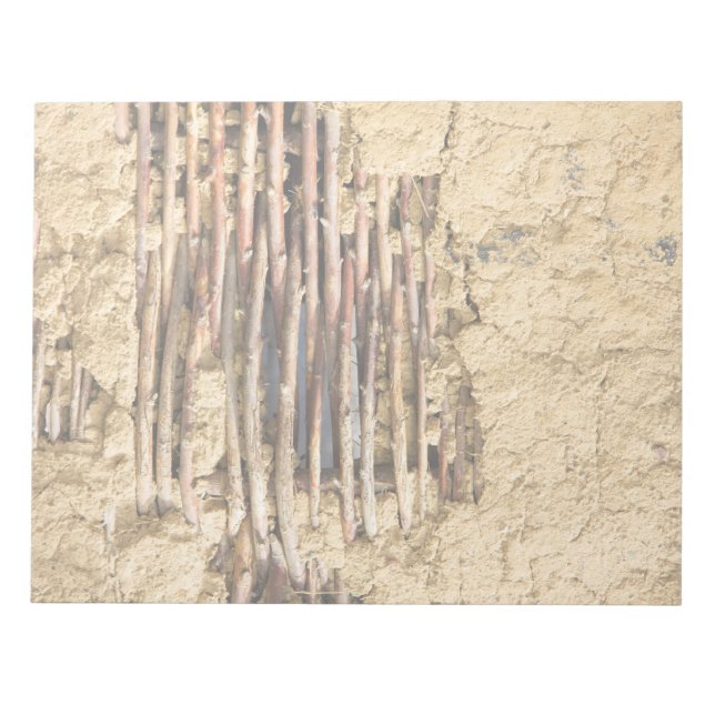 Mud and wattle wall notepad (Front)