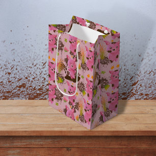 Mud Bath Piggy    Medium Gift Bag