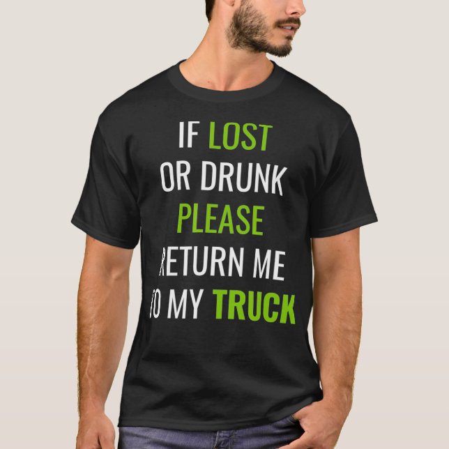 Mud Bogging Mudding Return to Truck  T-Shirt (Front)