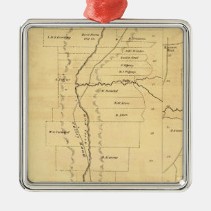 Mud Creek oil lands Metal Tree Decoration