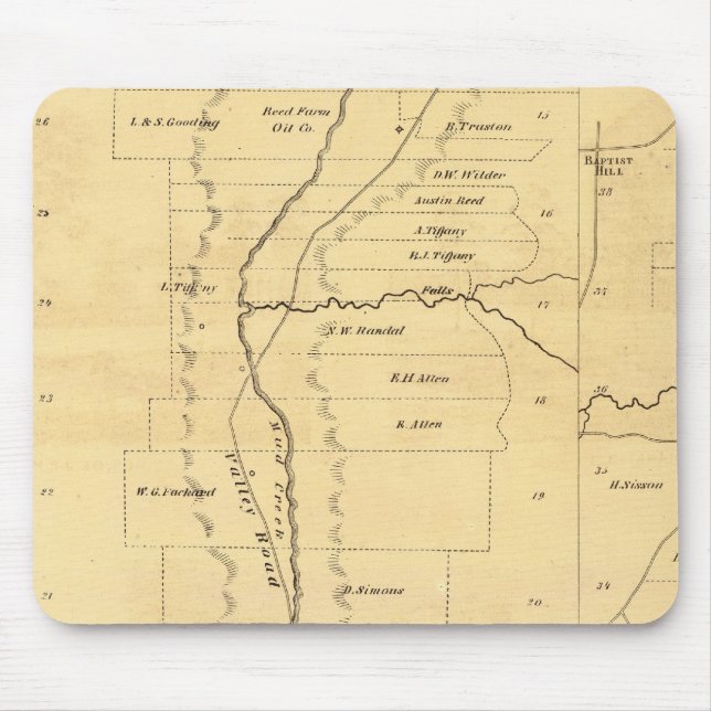 Mud Creek oil lands Mouse Pad (Front)