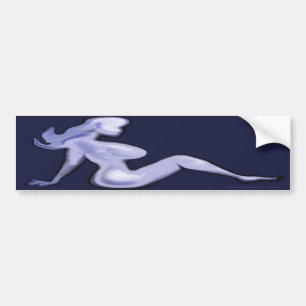 Mud Flap Babe Bumper Sticker