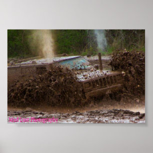 Mud Jeep Poster