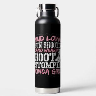 Mud Lovin' Girl Water Bottle