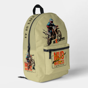 Mud Madness Printed Backpack