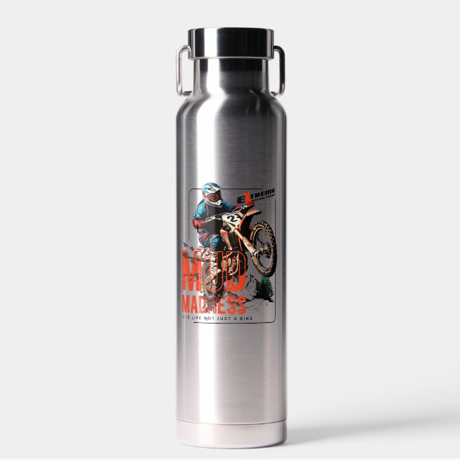Mud Madness | Thor Copper Vacuum Insulated Water Bottle (Front)