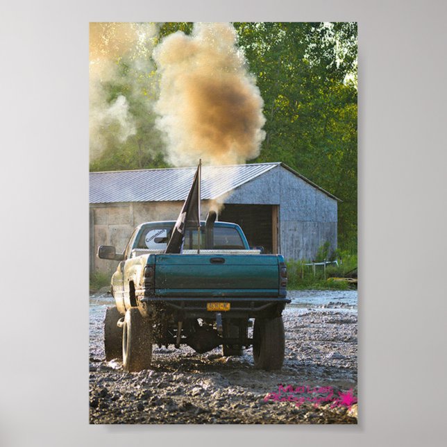 Mud Truck Rollin Coal Poster (Front)