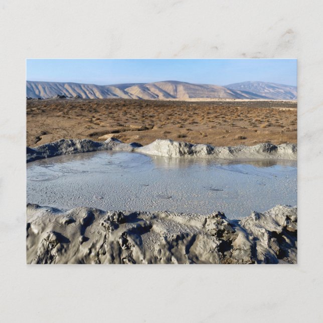 Mud vulcano postcard (Front)