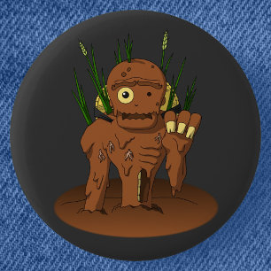 Mud Zombie Dorotabo   Japanese Yokai 6 Cm Round Badge