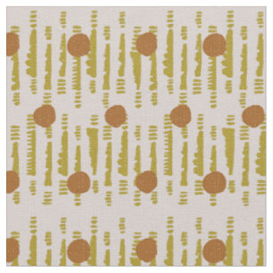 Mudcloth abstract modern Soala geometric circle Fabric