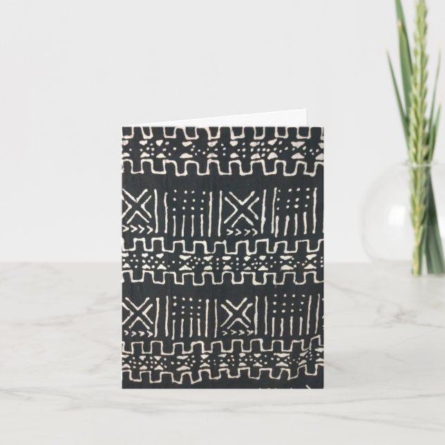 Mudcloth Blank Note Card (Front)
