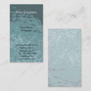 Muddy blue business card