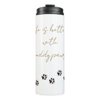 Muddy Dog Paws Thermal Tumbler