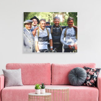 Muddy Faces Tour de France 1928 After Stage 10 Canvas Print