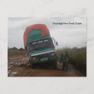 Muddy Road Postcard
