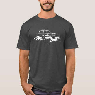Muddy Toyota 4Runner paint splatter shirt