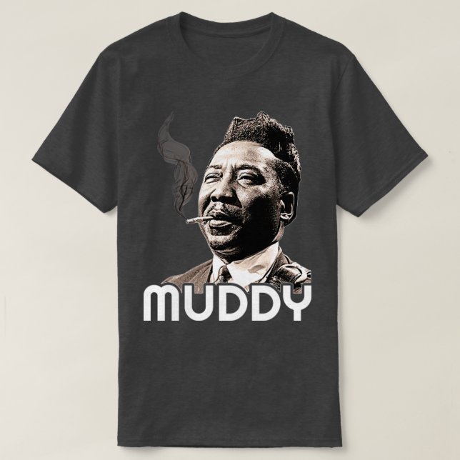 Muddy Waters Blues Icon Tribute T-Shirt (Design Front)