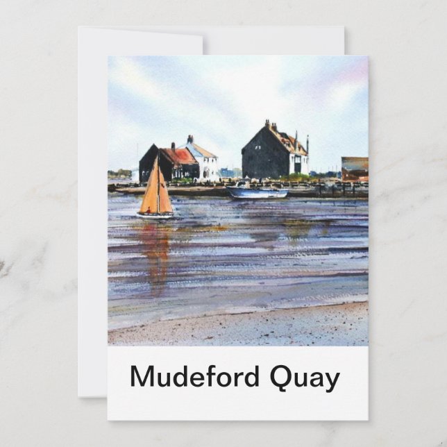 Mudeford Quay Greeting Cards No1 (Front)