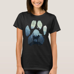 Mudi Dog Paw Mum Dad Mountains T-Shirt