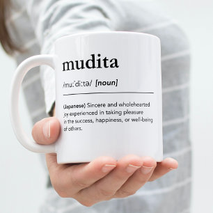Mudita definition japanese word coffee mug