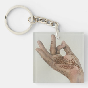 Mudra and Henna Keychain