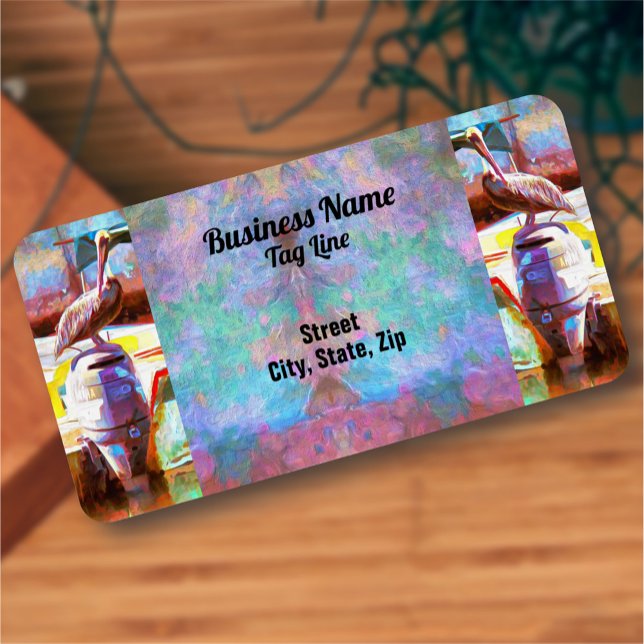 Muelle Los Peines Pelican 0463 Address Label (Creator Uploaded)