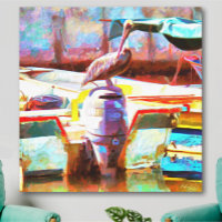 Muelle Los Peines Pelican 0463 Art