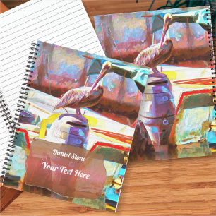 Muelle Los Peines Pelican 0463 Notebook