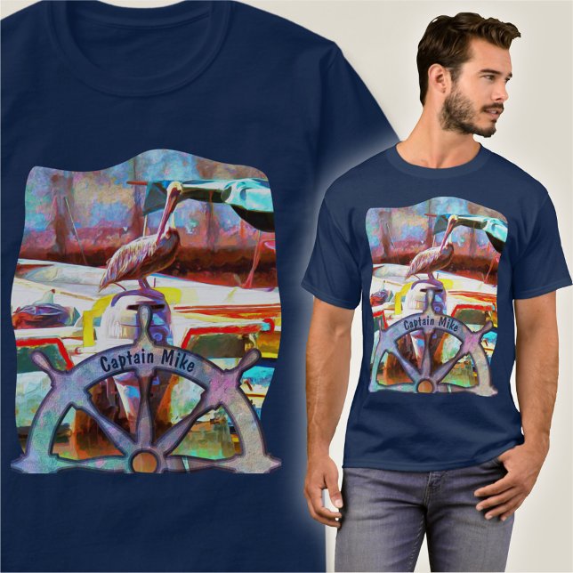 Muelle Los Peines Pelican 0463 T-Shirt (Creator Uploaded)
