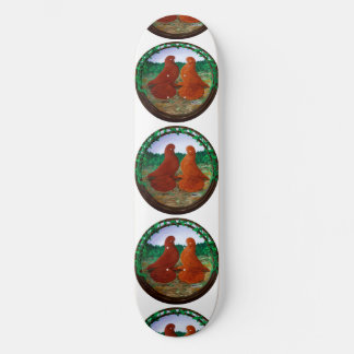 Muffed Tumbler Pigeons2 Skateboard