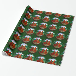 Muffed Tumbler Pigeons2 Wrapping Paper
