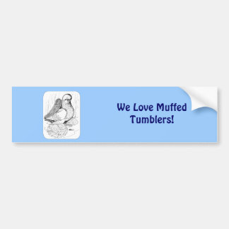 Muffed Tumbler Saddle 1978 Bumper Sticker