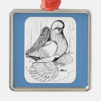 Muffed Tumbler Saddle 1978 Metal Tree Decoration