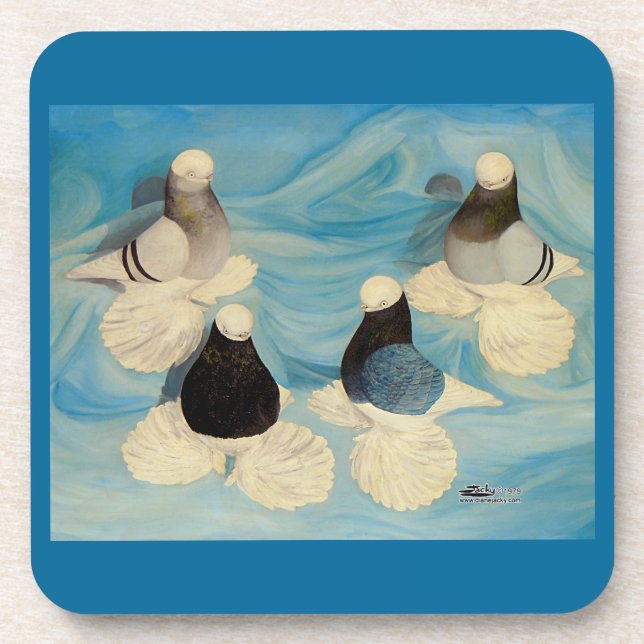 Muffed Tumblers Four Coaster (Front)