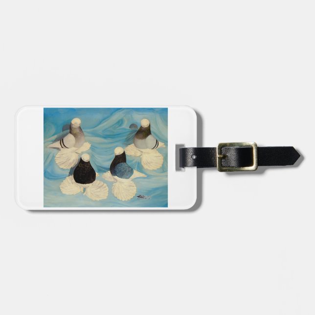 Muffed Tumblers Four Luggage Tag (Front Horizontal)