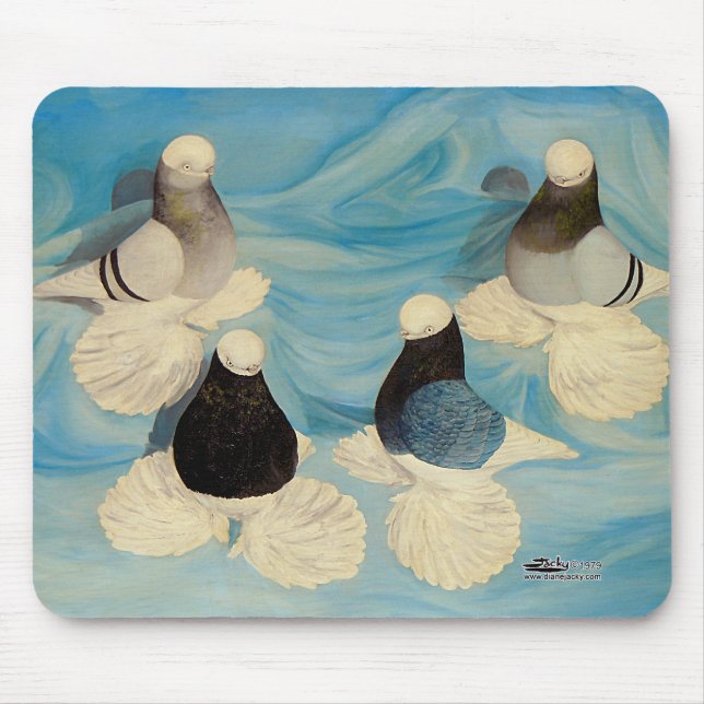 Muffed Tumblers Four Mouse Pad (Front)