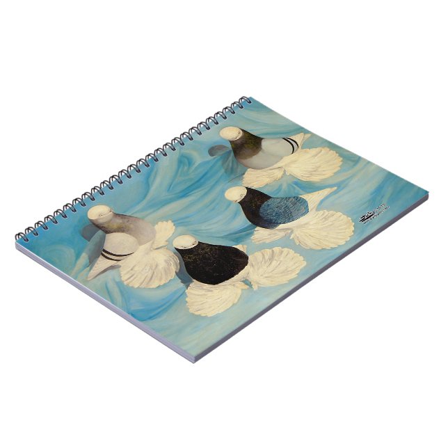 Muffed Tumblers Four Spiral Notebook (Left Side)