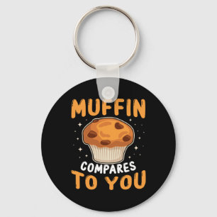 Muffin Compares To You Cute Couples Byking Lover V Key Ring