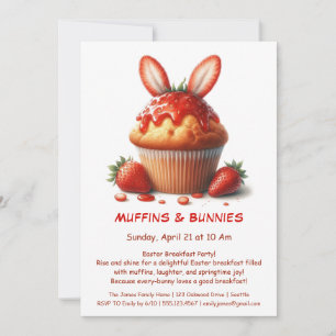 Muffins & Mornings – Easter Breakfast Party  Invitation
