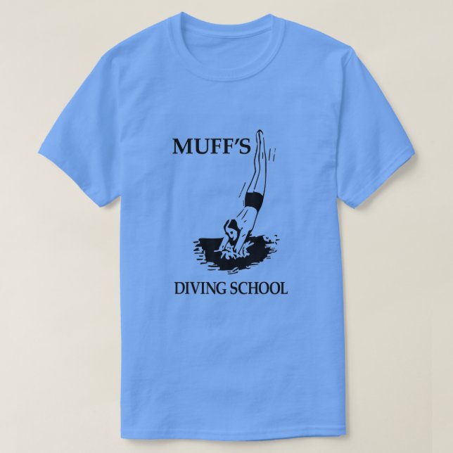 Muffs diving School Shirt Halloween Funny Scuba Di (Design Front)