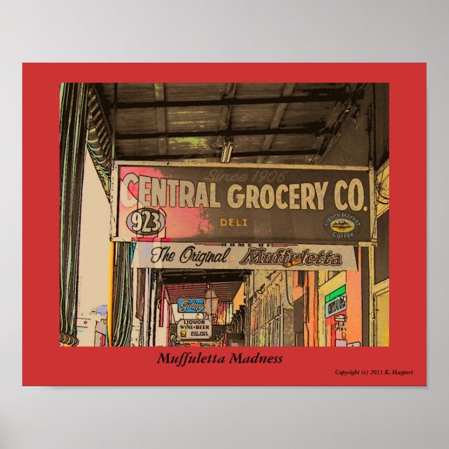 Muffuletta Madness Poster (Front)