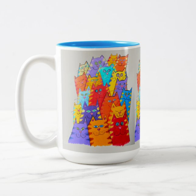 Mug - 062 - Cat Pack (Left)