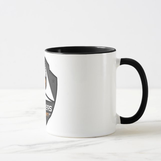 Mug 2 colors White/Black with logo (Right)