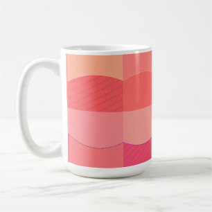 Mug, A classic red colour seamless pattern design Coffee Mug