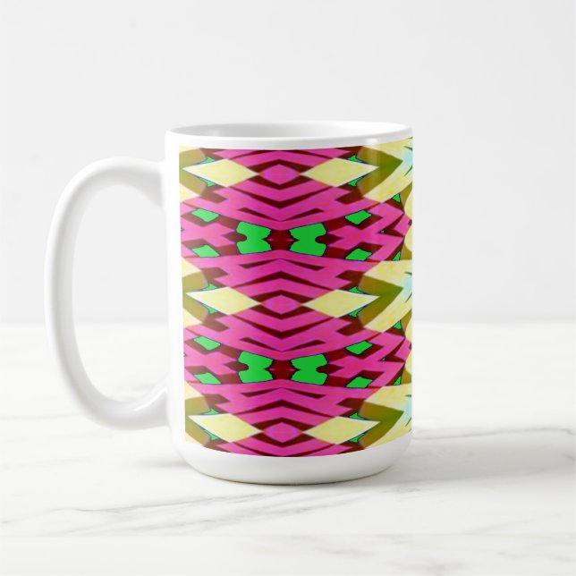 Mug, A modern multiple colour trendy design  Coff Coffee Mug (Left)