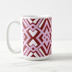 Mug, A vibrant multicolor geometric pattern design Coffee Mug