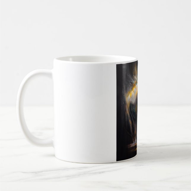 Mug abstract art elephant (Left)