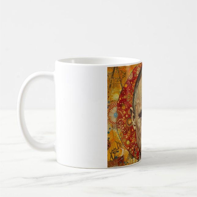 Mug abstract art Putin (Left)